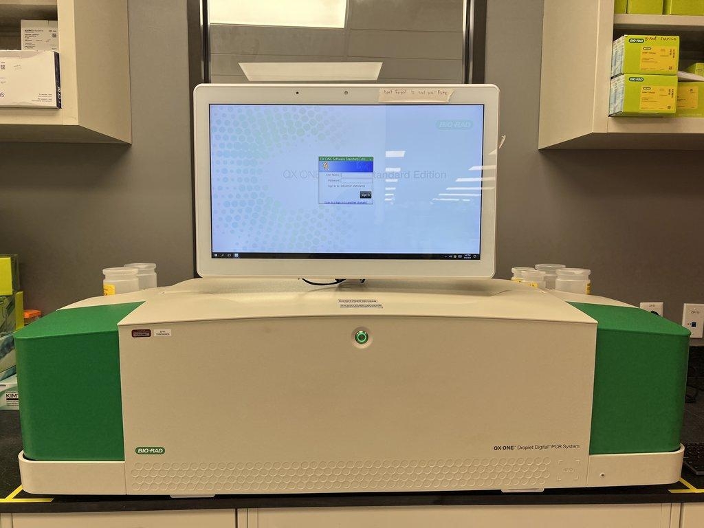 BIO-RAD QX ONE Droplet Digital PCR System Includes Computer/Software